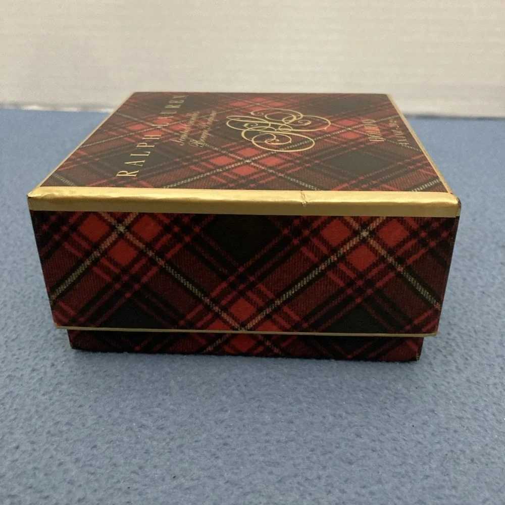 NIB RALPH LAUREN HOLIDAY Scent Votive Soy Blend 4 x 1oz Red‎ Glass Candles